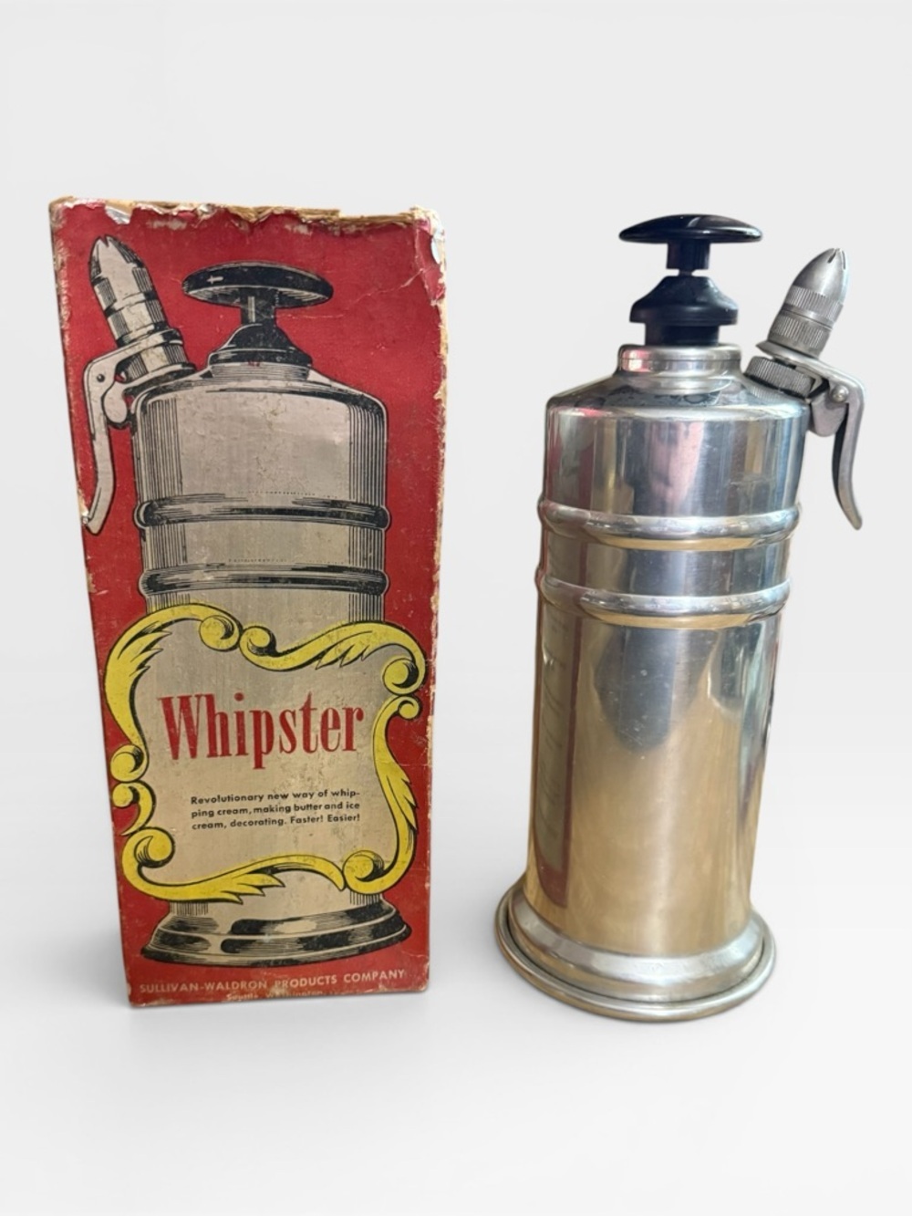 Vintage Whipster - A Multi-Purpose Kitchen Tool by Sullivan-Waldron Products Co